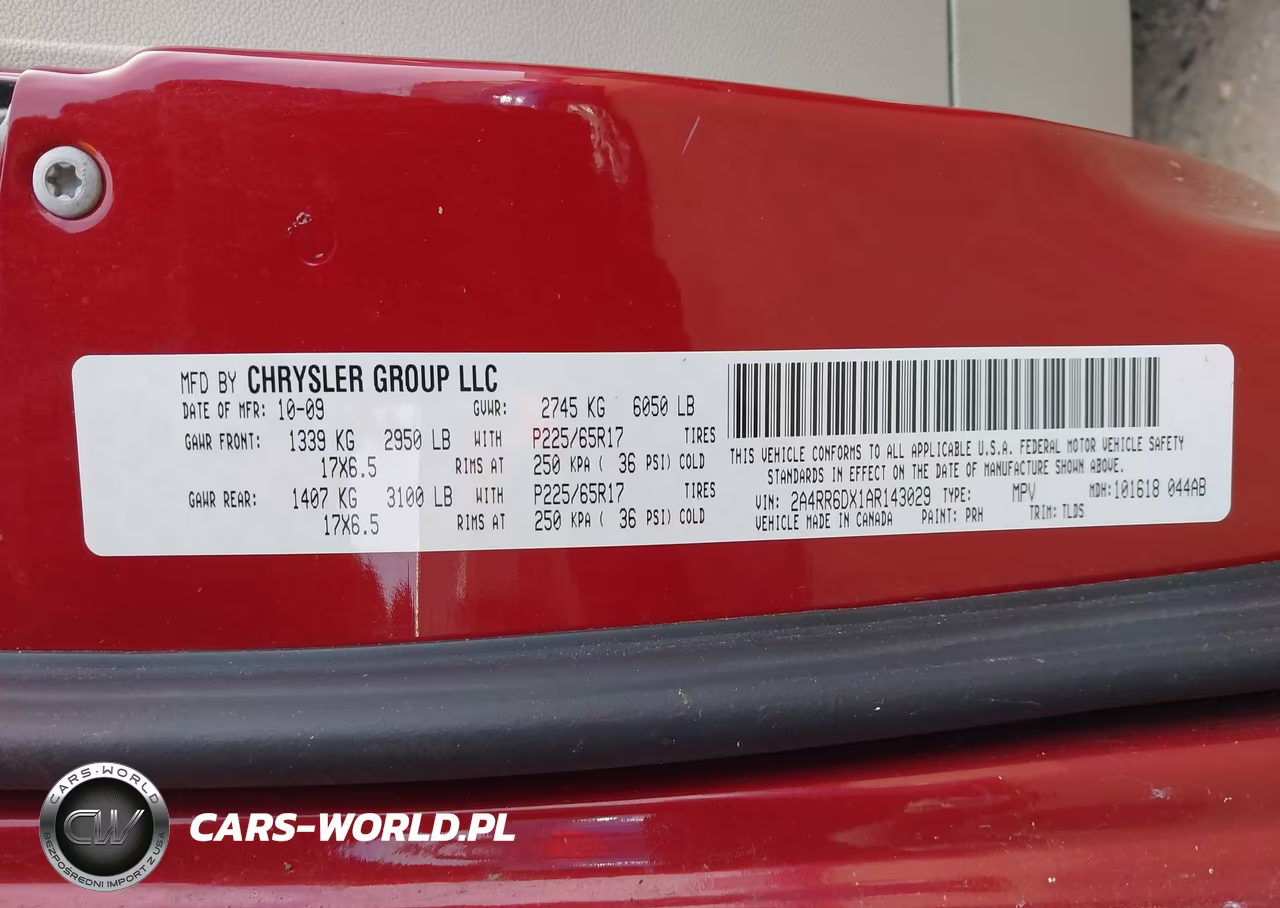 2010 Chrysler Town & Country Limited VIN:2A4RR6DX1AR143029 - 9