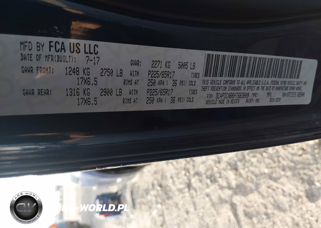 2017 Dodge Journey Se VIN:3C4PDCAB6HT683809 - 9