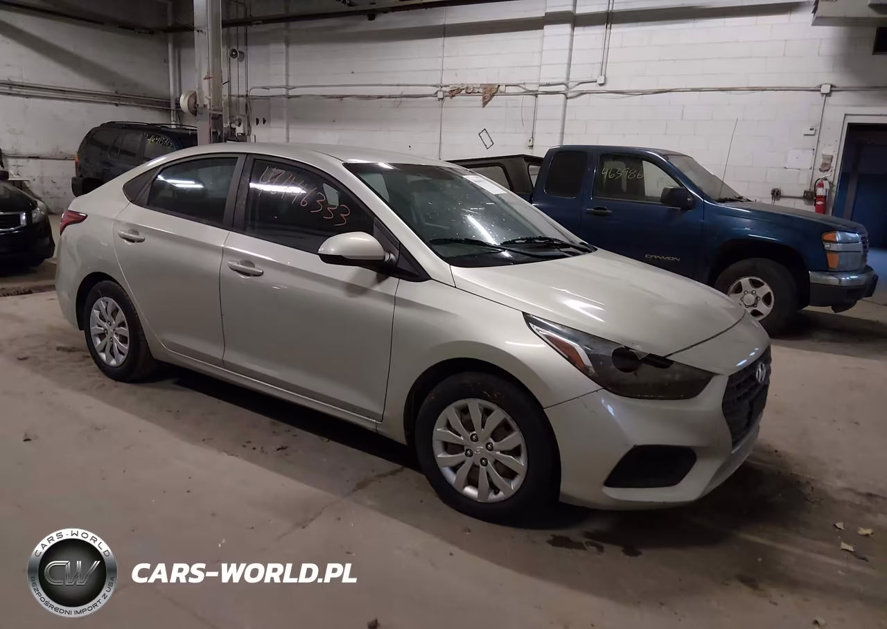 2018 Hyundai Accent Se VIN:3KPC24A30JE017431 - 1