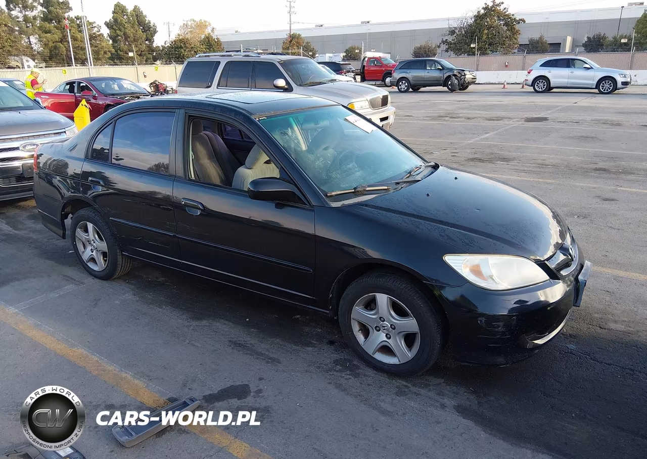 2005 Honda Civic Ex VIN:2HGES26785H501643 - 1