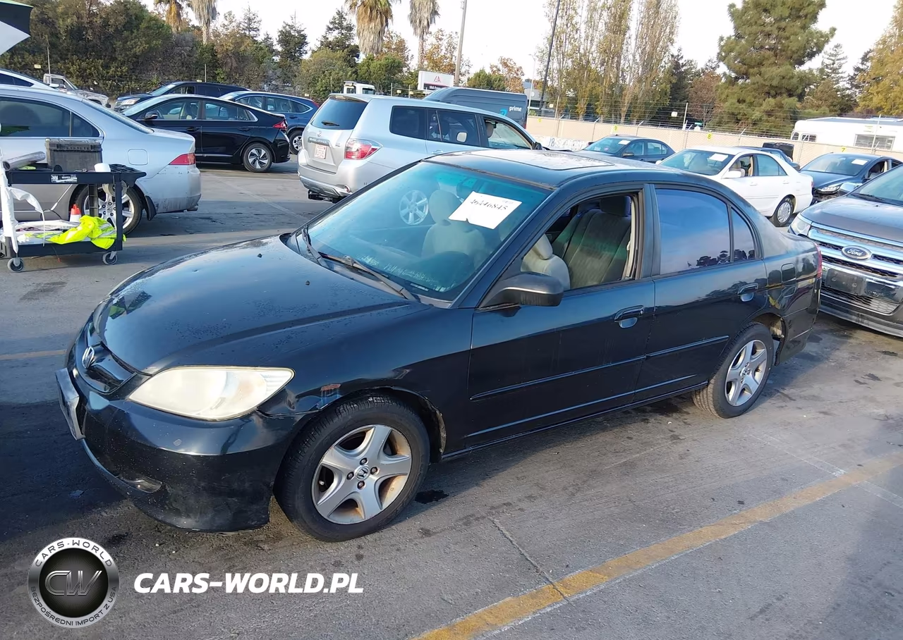 2005 Honda Civic Ex VIN:2HGES26785H501643 - 2