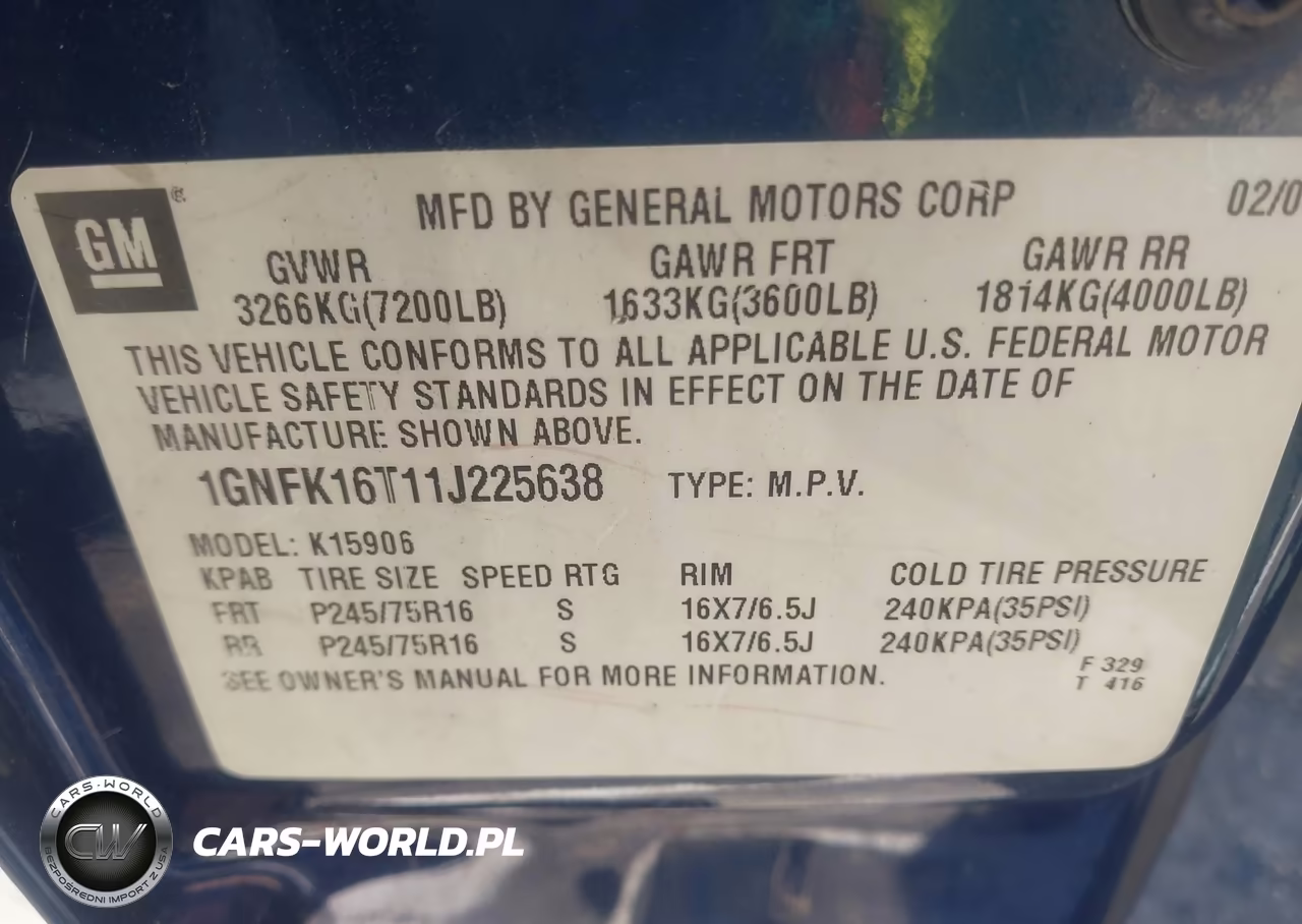 2001 Chevrolet Suburban 1500 Ls VIN:1GNFK16T11J225638 - 9