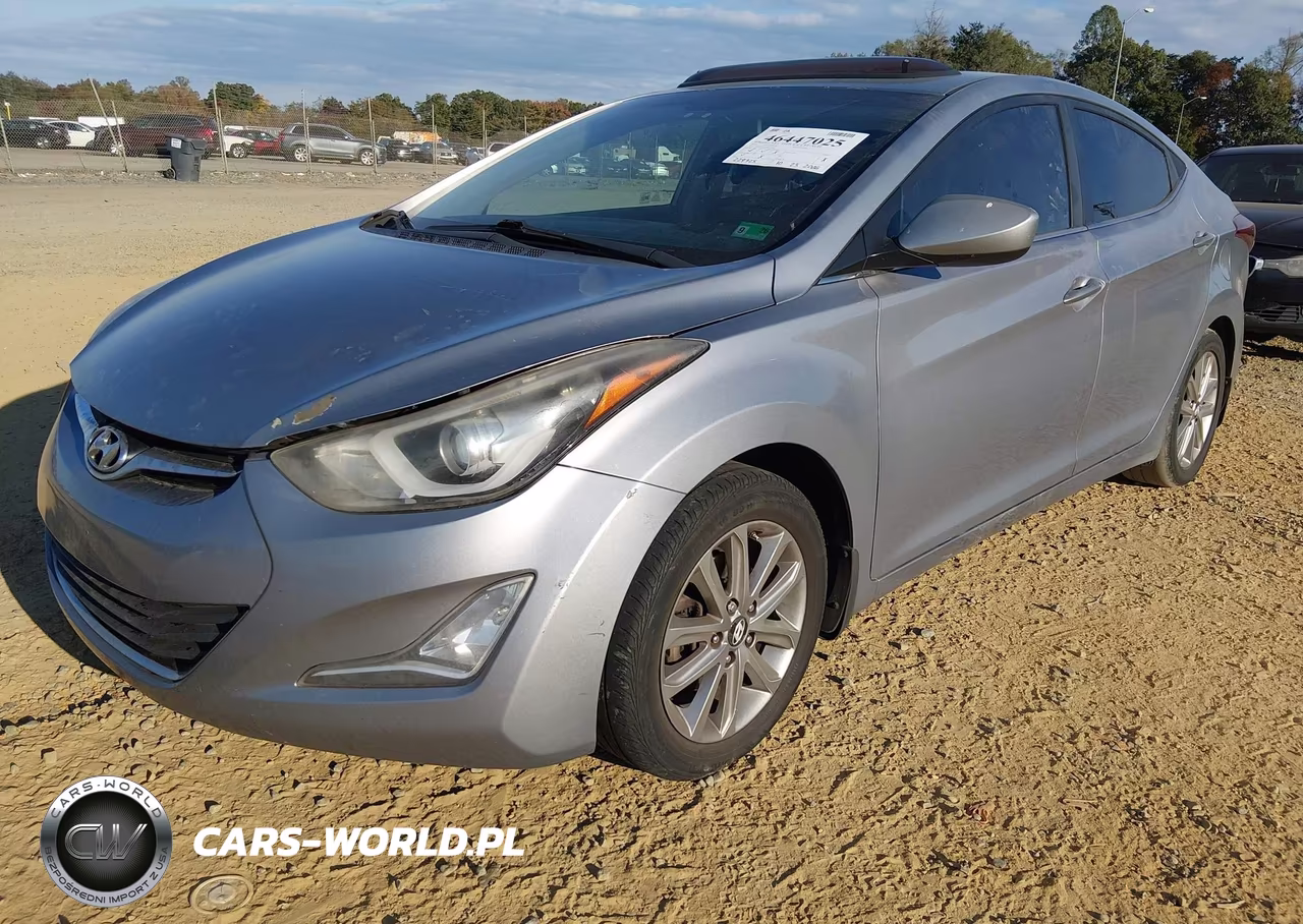 2015 Hyundai Elantra Se VIN:5NPDH4AE4FH633060 - 2