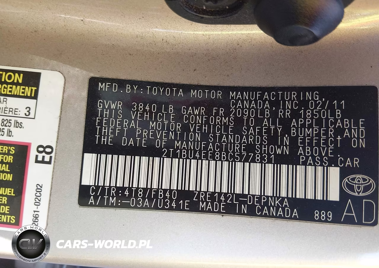2011 Toyota Corolla Le VIN:2T1BU4EE8BC577831 - 9
