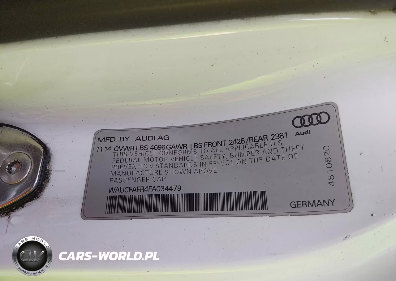 2015 Audi A5 2.0T Premium VIN:WAUCFAFR4FA034479 - 9