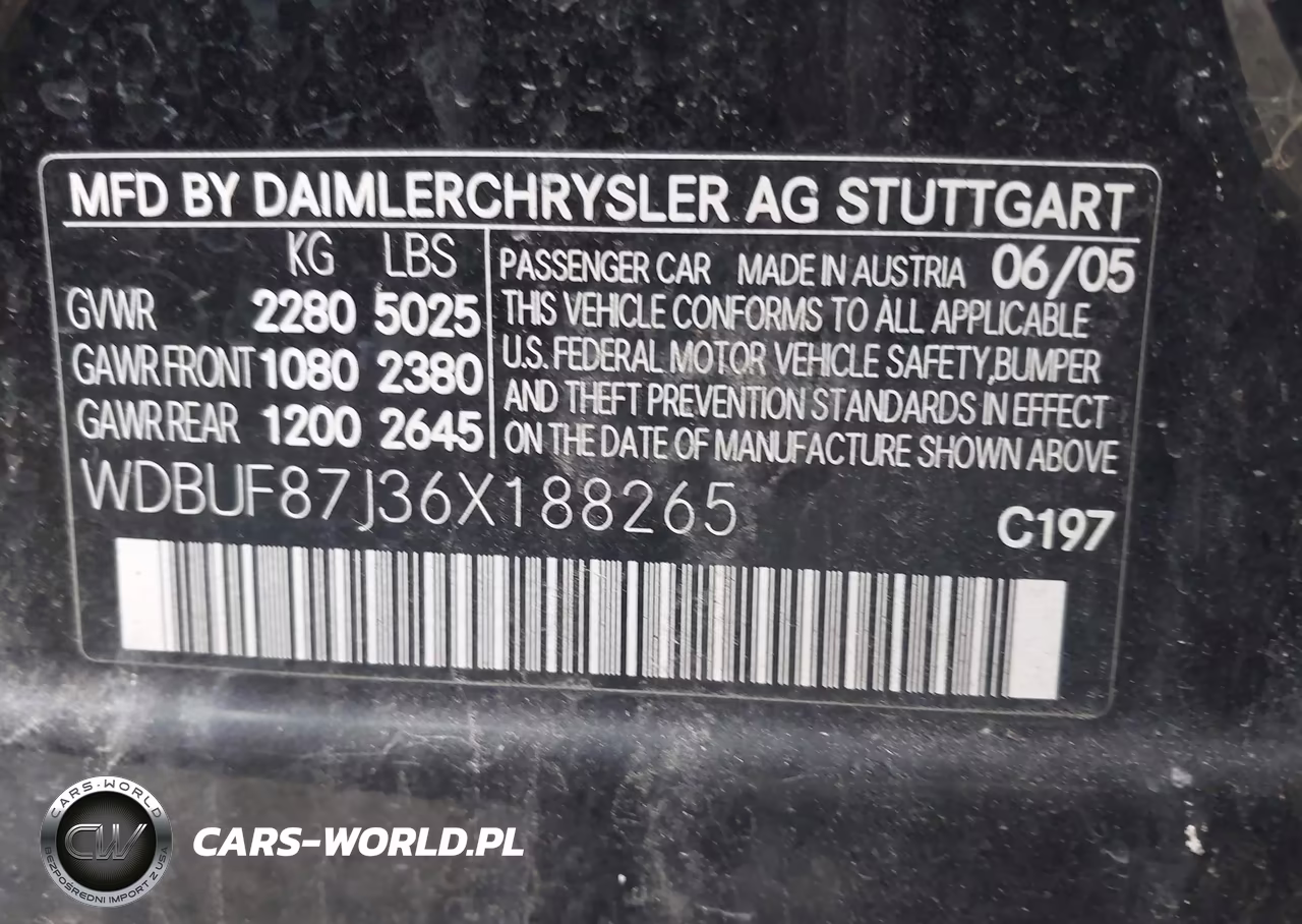 2006 Mercedes-Benz E 350 4Matic VIN:WDBUF87J36X188265 - 9