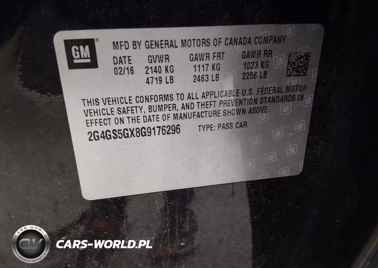 2016 Buick Regal Turbo Premium Ii VIN:2G4GS5GX8G9176296 - 9