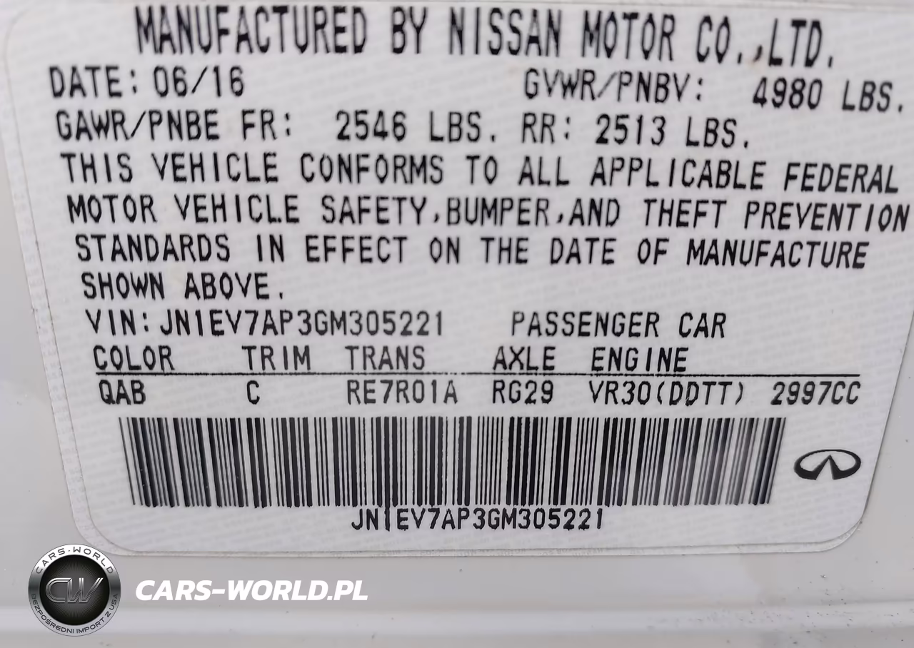 2016 Infiniti Q50 3.0T Premium VIN:JN1EV7AP3GM305221 - 9