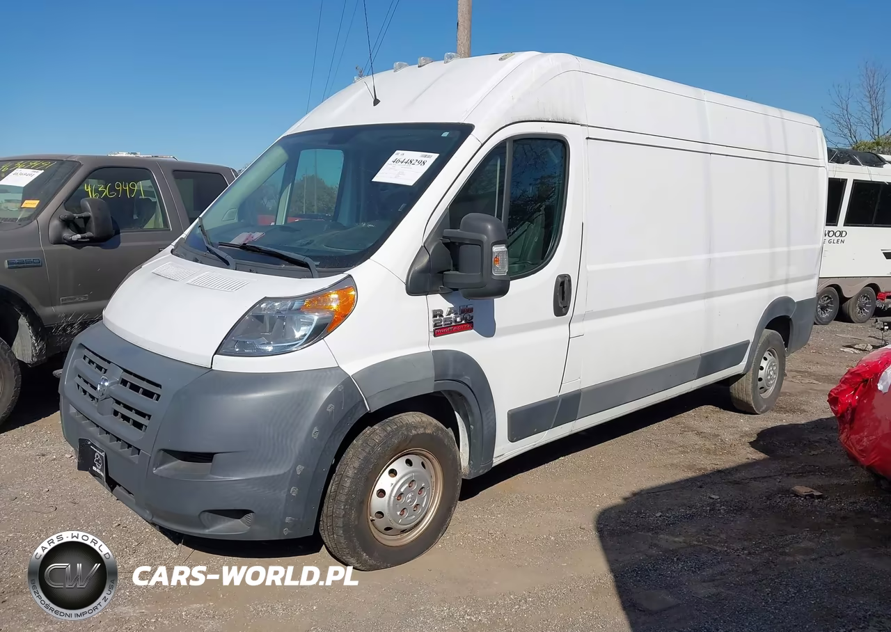 2016 Ram Promaster 2500 High Roof VIN:3C6TRVDG8GE122539 - 2