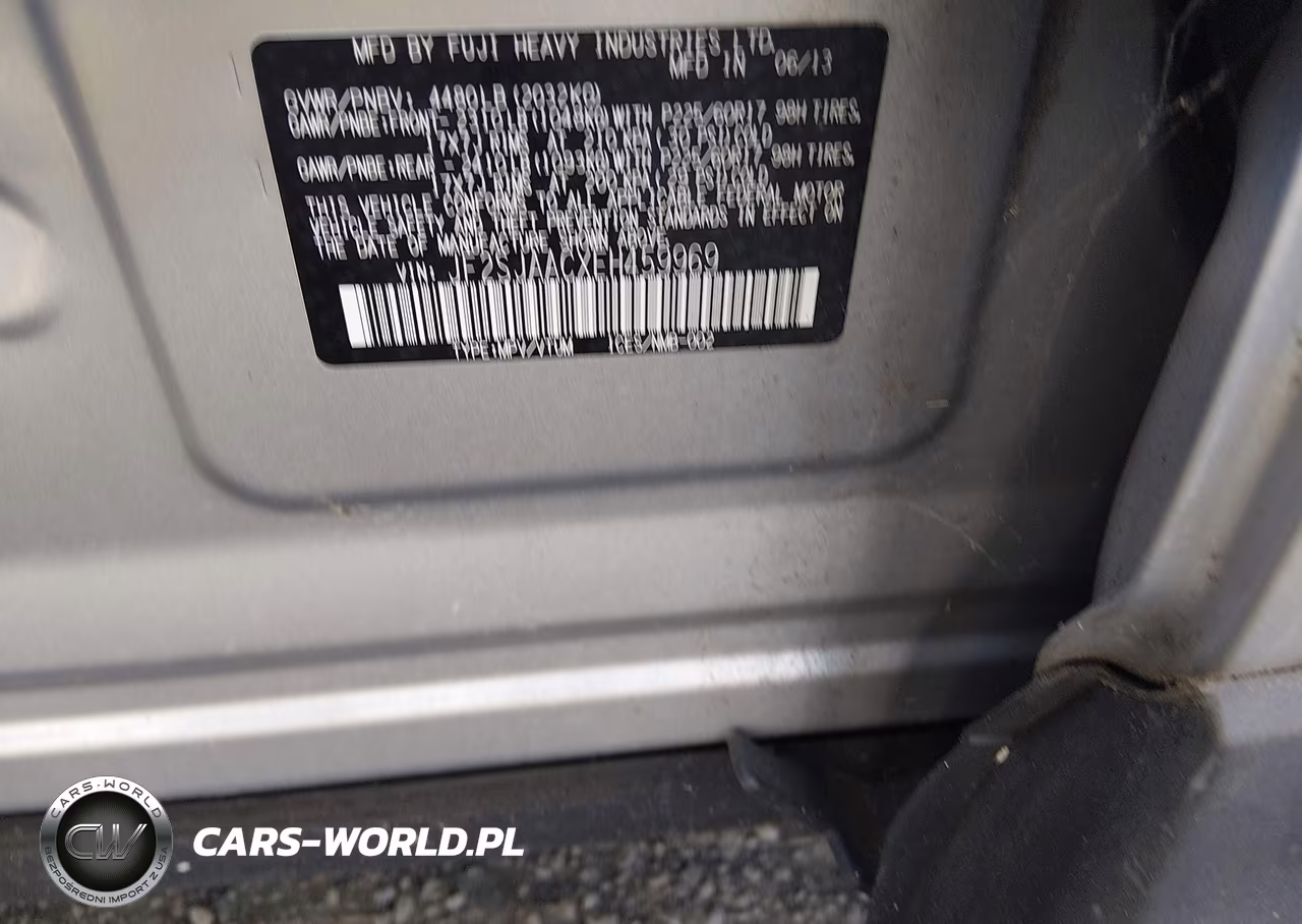 2014 Subaru Forester 2.5I VIN:JF2SJAACXEH459969 - 9