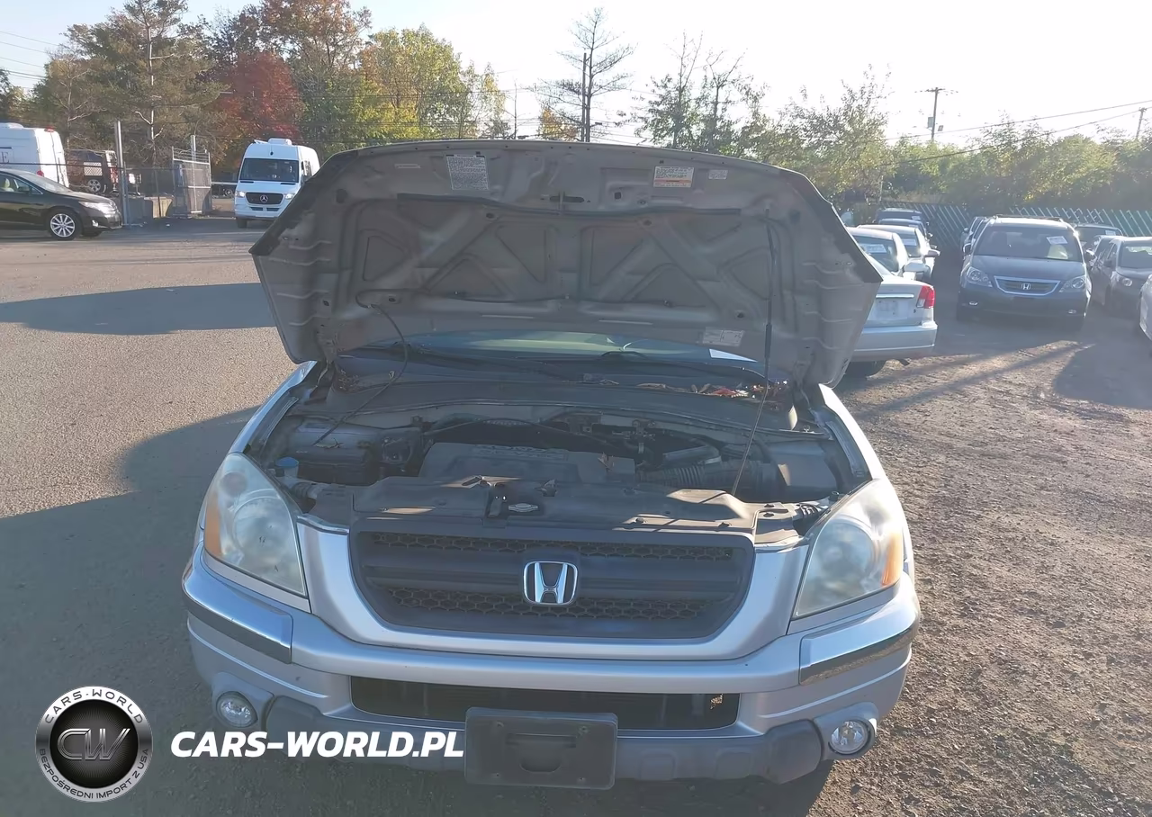 2005 Honda Pilot Ex-L VIN:2HKYF18635H501443 - 10