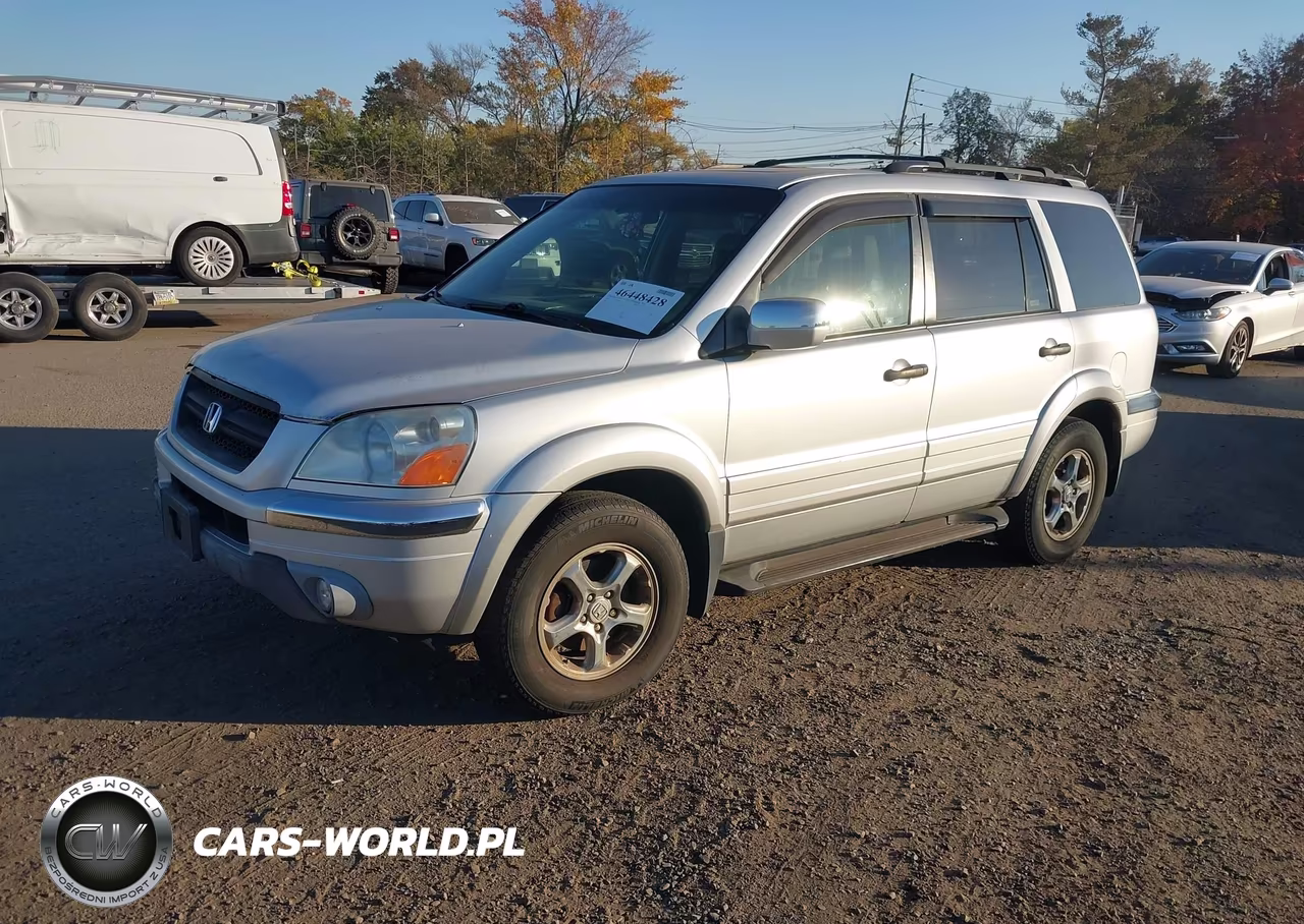 2005 Honda Pilot Ex-L VIN:2HKYF18635H501443 - 2