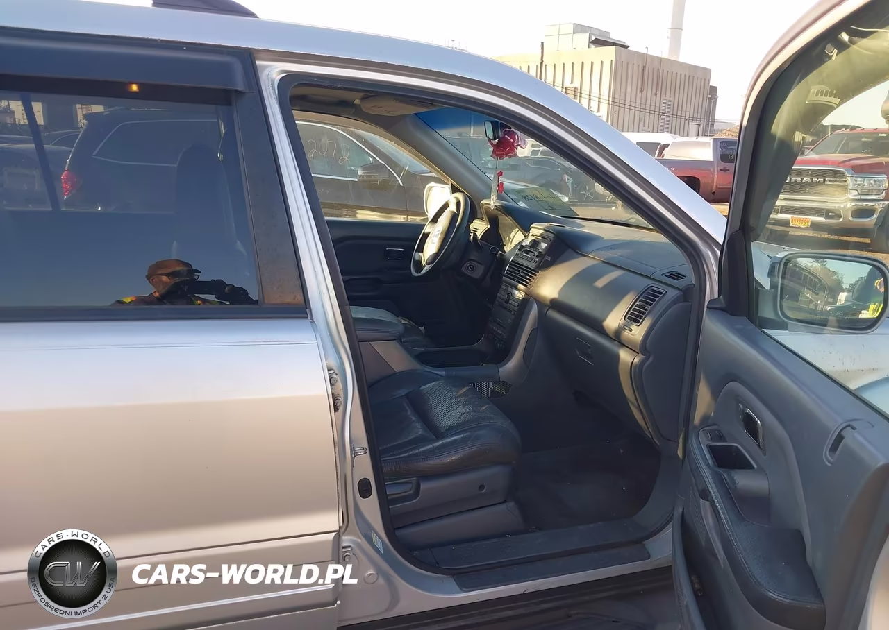 2005 Honda Pilot Ex-L VIN:2HKYF18635H501443 - 5