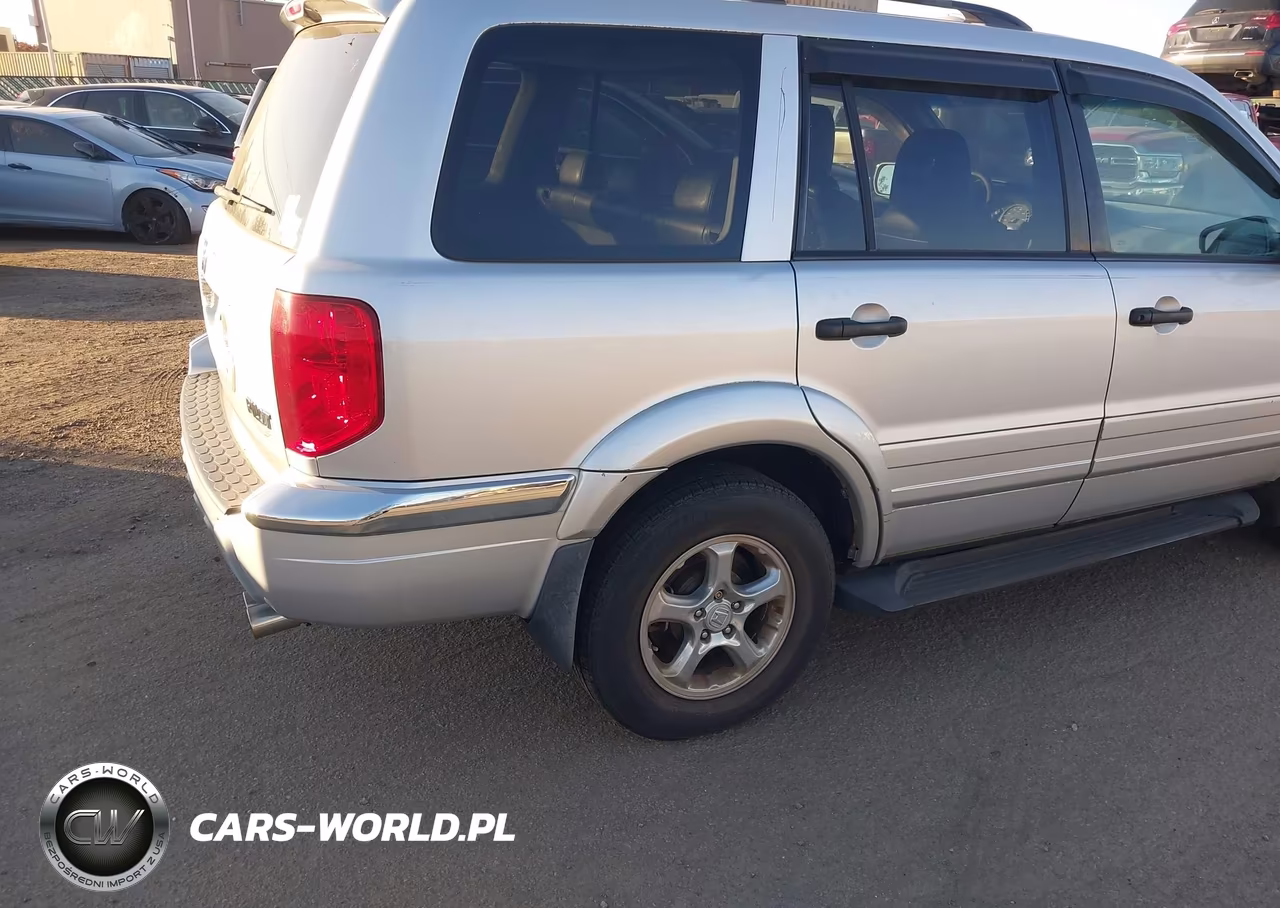 2005 Honda Pilot Ex-L VIN:2HKYF18635H501443 - 6