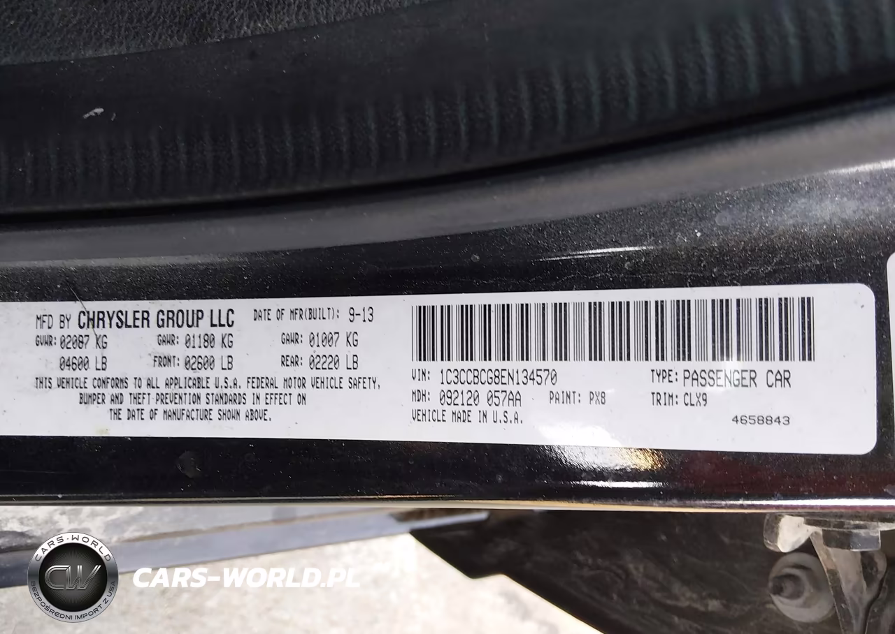 2014 Chrysler 200 Limited VIN:1C3CCBCG8EN134570 - 9