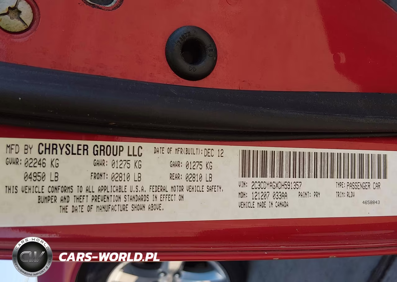 2013 Dodge Challenger Sxt Plus VIN:2C3CDYAGXDH591357 - 9