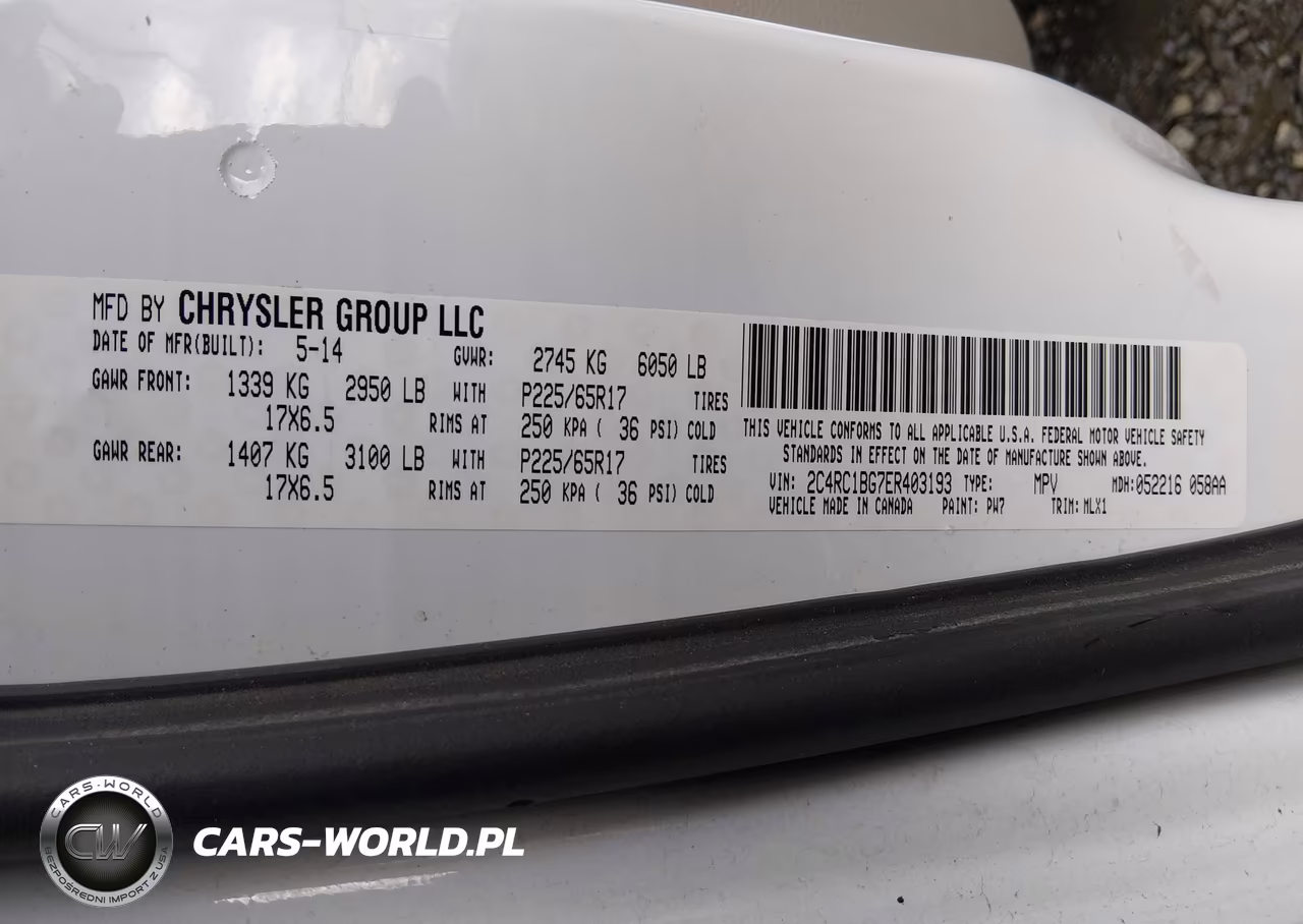 2014 Chrysler Town & Country Touring VIN:2C4RC1BG7ER403193 - 9