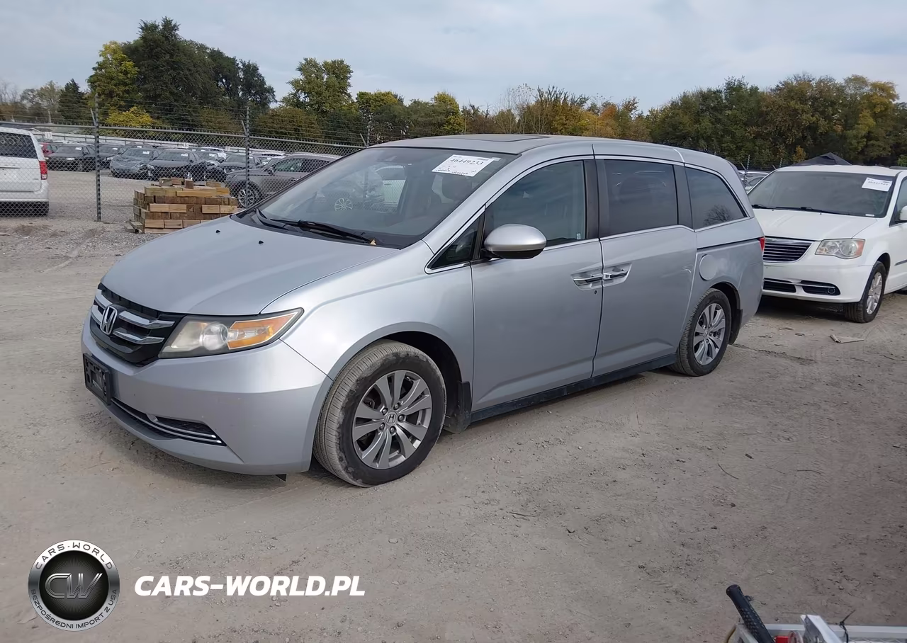 2014 Honda Odyssey Exl VIN:5FNRL5H69EB129447 - 2