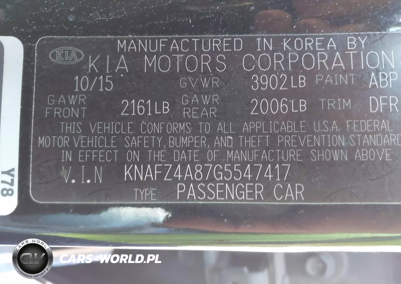 2016 Kia Forte Ex VIN:KNAFZ4A87G5547417 - 9