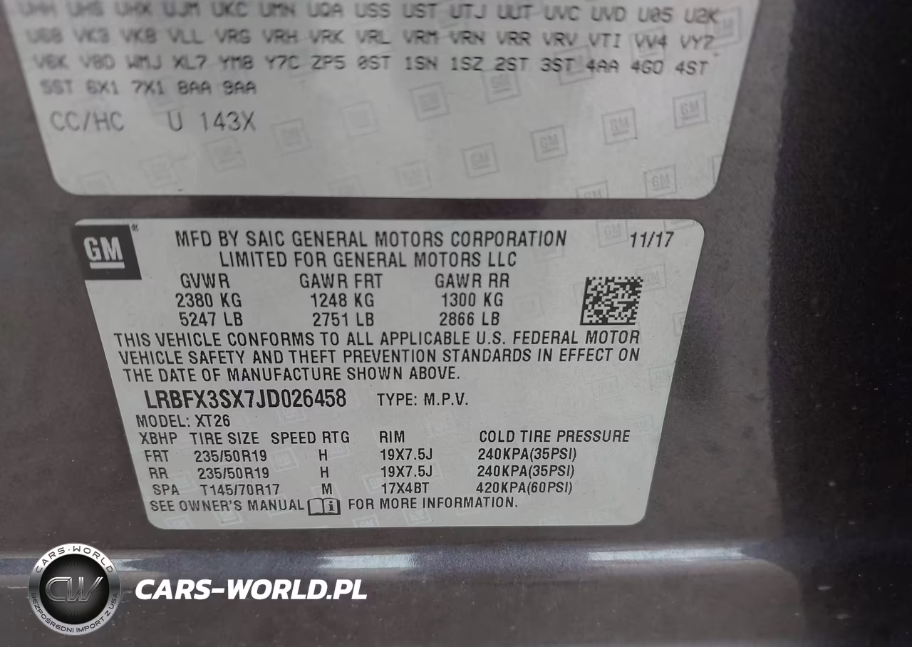 2018 Buick Envision Premium I VIN:LRBFX3SX7JD026458 - 9