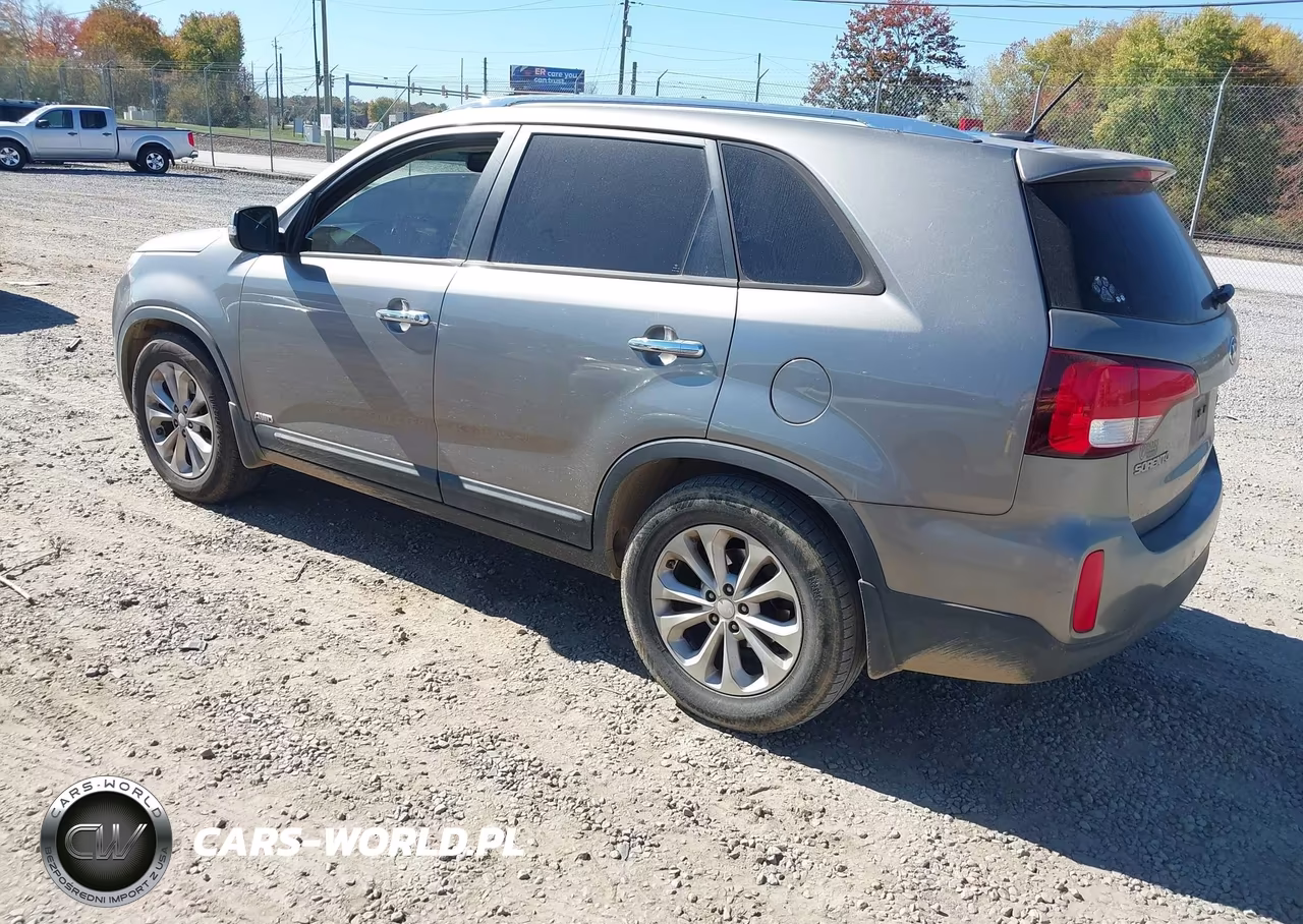 2014 Kia Sorento Ex V6 VIN:5XYKUDA76EG545945 - 3