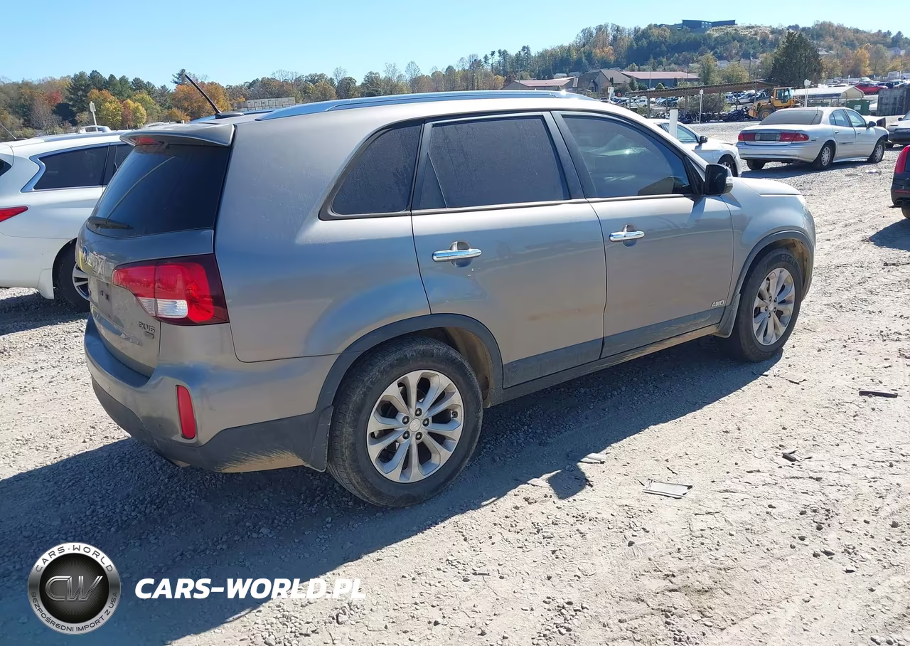 2014 Kia Sorento Ex V6 VIN:5XYKUDA76EG545945 - 4