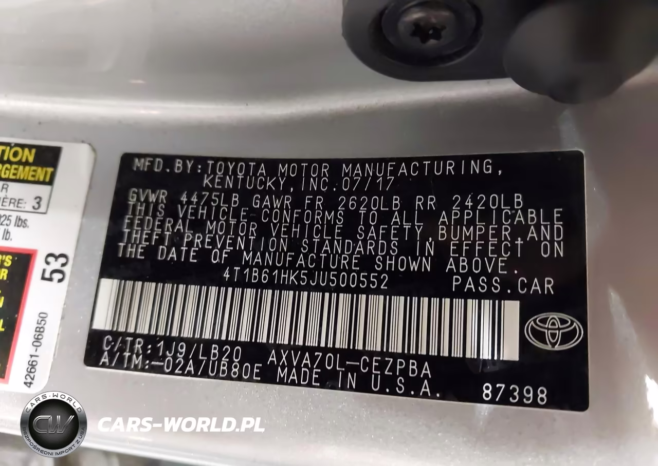 2018 Toyota Camry Xse VIN:4T1B61HK5JU500552 - 9