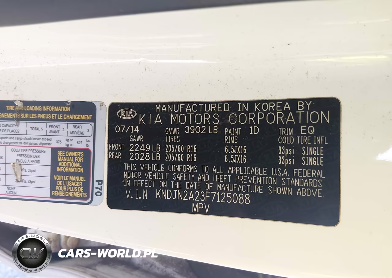 2015 Kia Soul VIN:KNDJN2A23F7125088 - 9