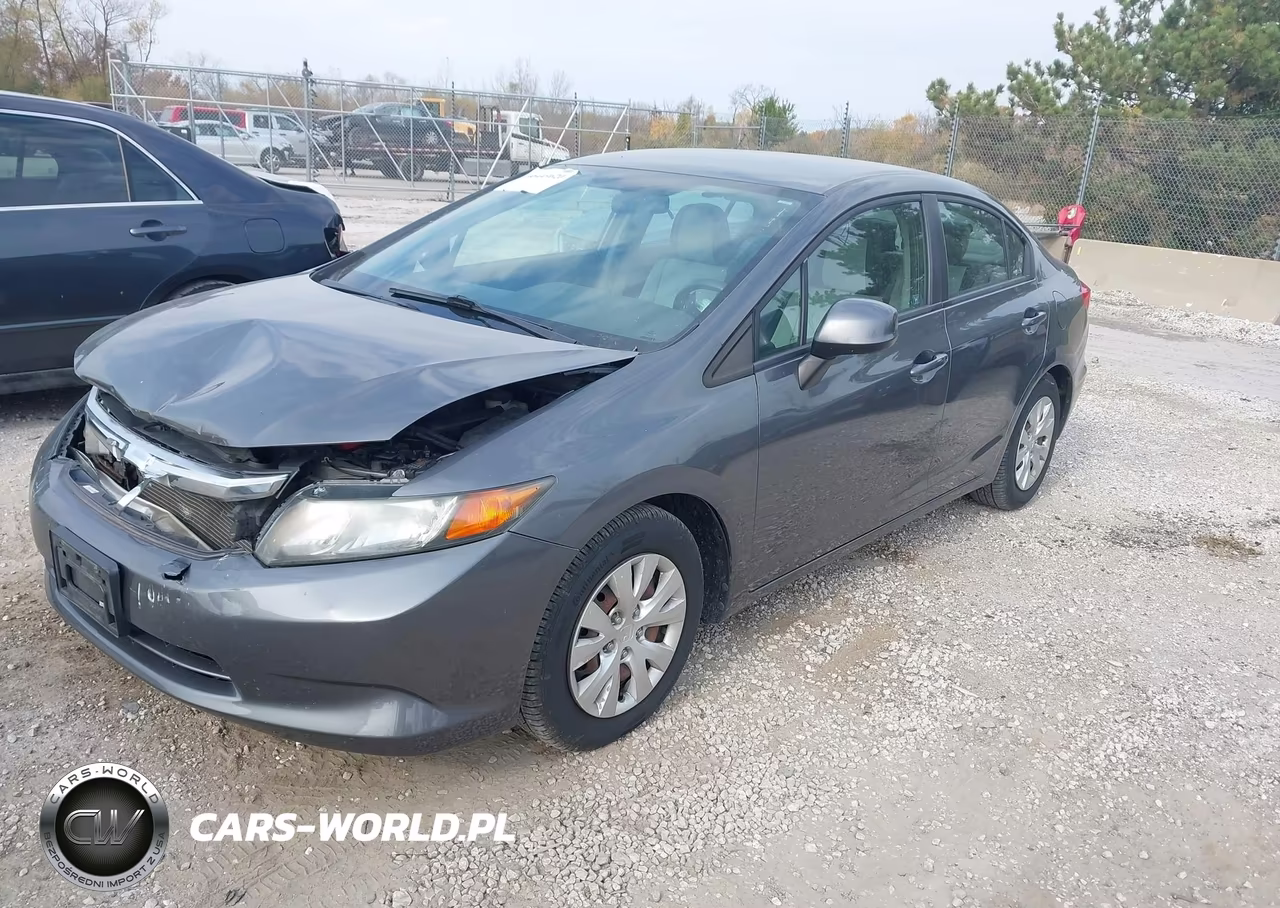 2012 Honda Civic Lx VIN:19XFB2F55CE091037 - 2