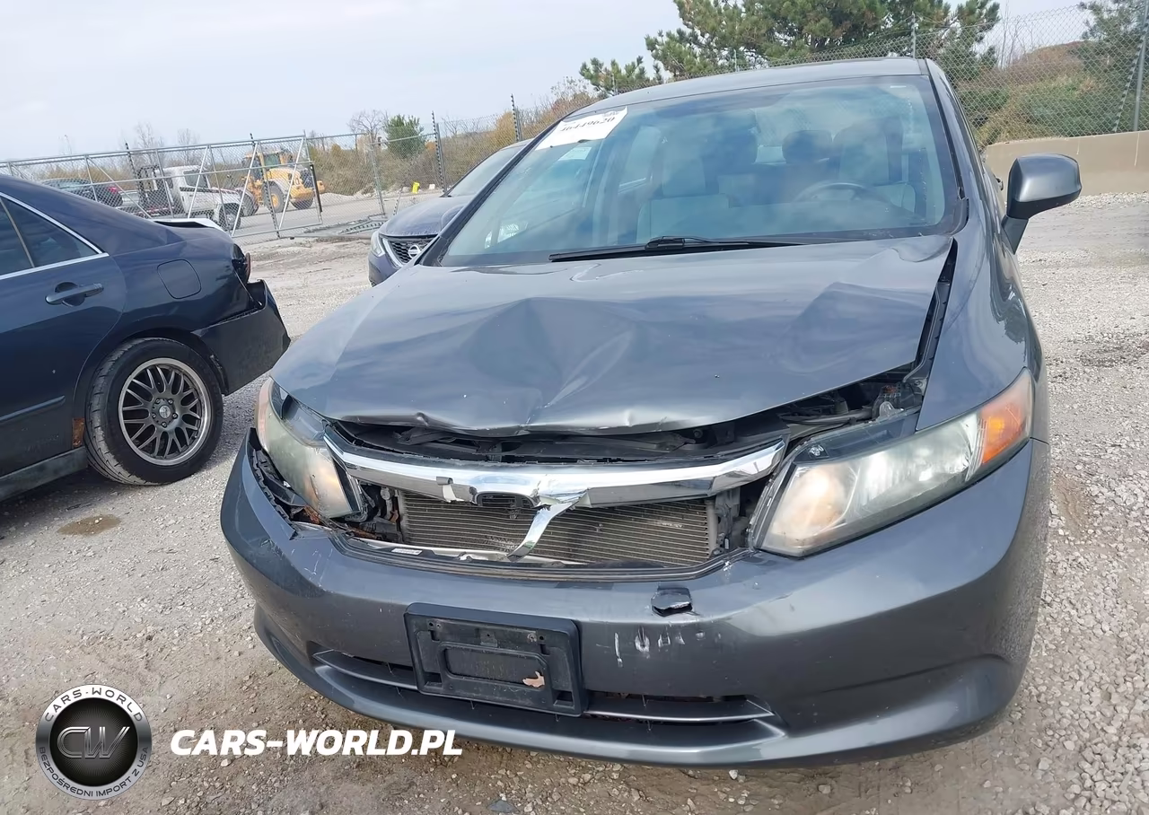 2012 Honda Civic Lx VIN:19XFB2F55CE091037 - 6