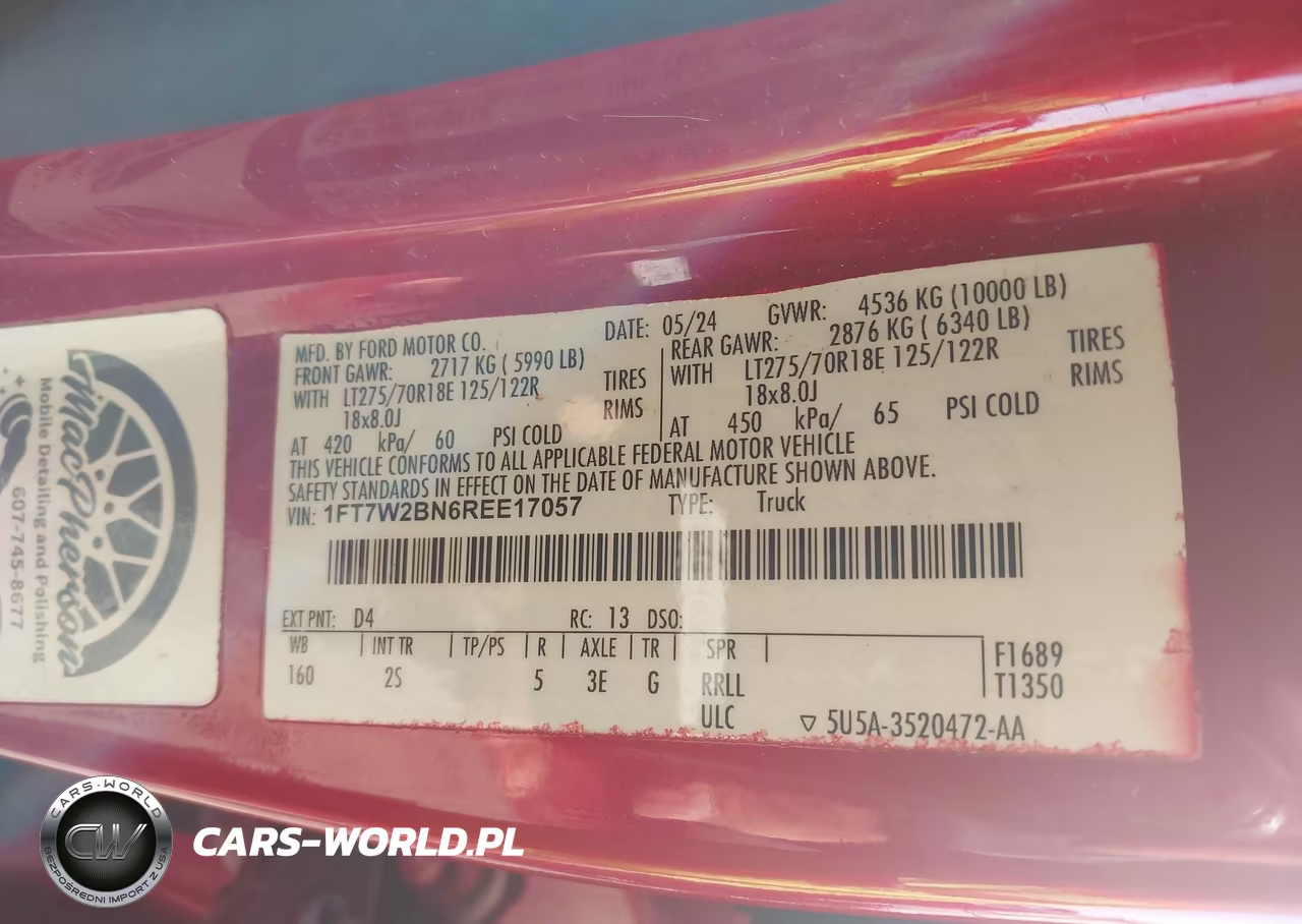 2024 Ford F-250 Xlt VIN:1FT7W2BN6REE17057 - 9