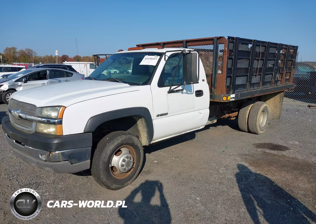 2004 Chevrolet Silverado 3500 Chassis Work Truck VIN:1GBJC34U84E220185 - 2