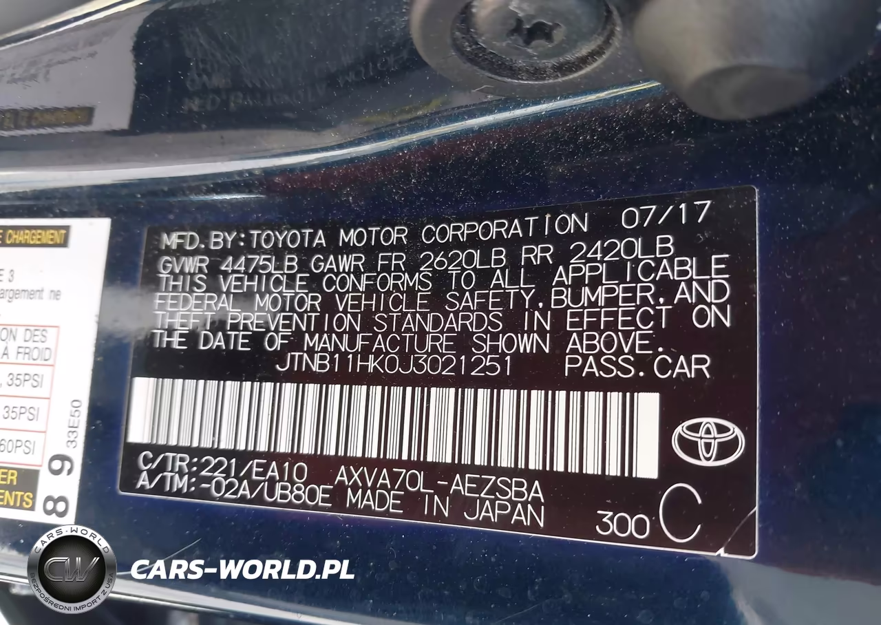 2018 Toyota Camry Se VIN:JTNB11HK0J3021251 - 9