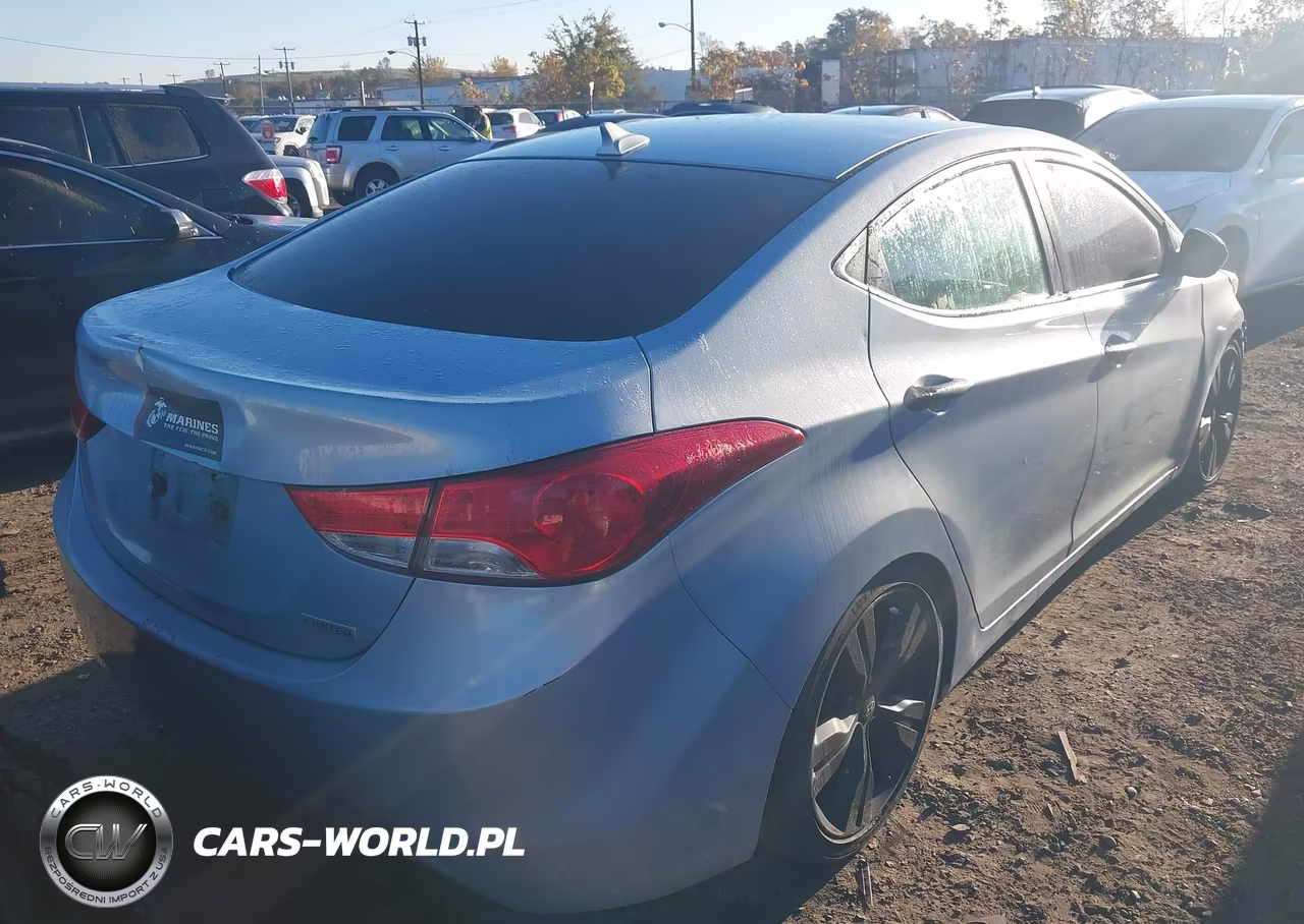 2012 Hyundai Elantra Limited (Ulsan Plant) VIN:KMHDH4AE9CU499708 - 4