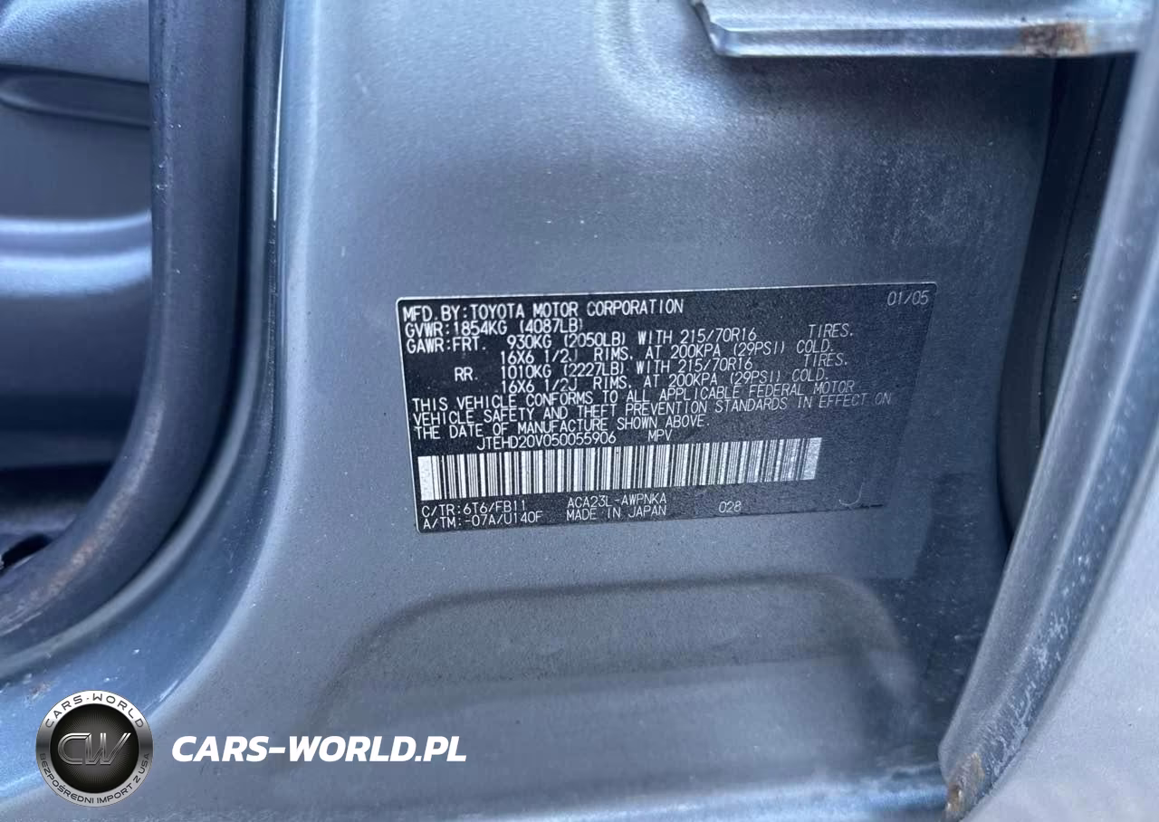 2005 Toyota Rav4 VIN:JTEHD20V050055906 - 9
