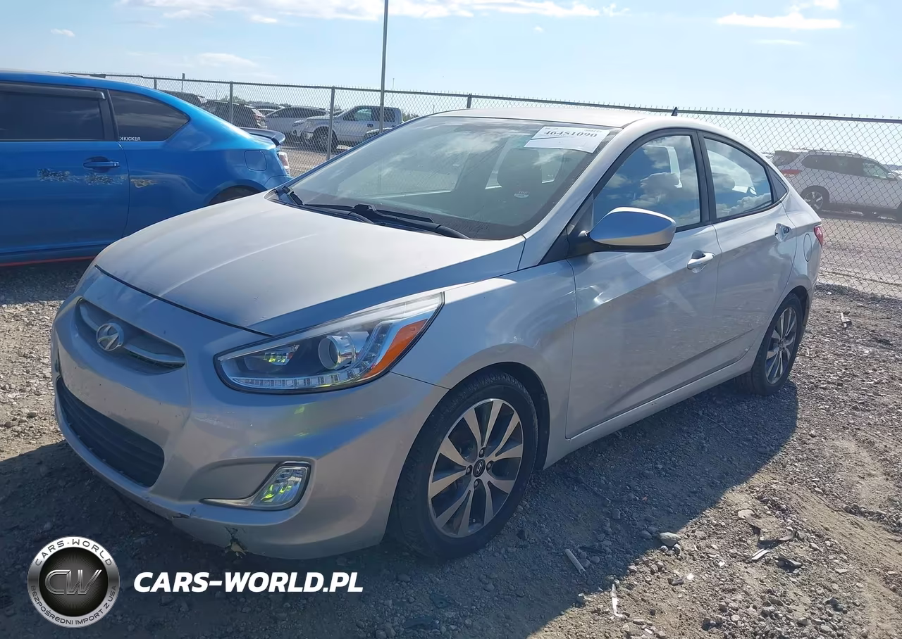 2016 Hyundai Accent Se VIN:KMHCU4AE9GU117495 - 2