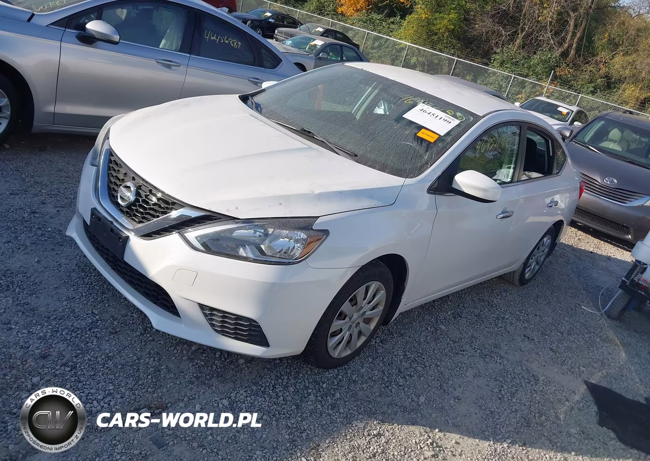 2017 Nissan Sentra Sv VIN:3N1AB7AP6HY306109 - 2
