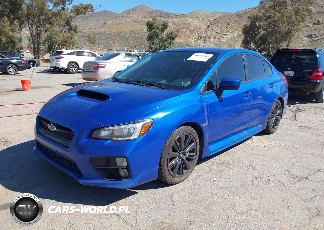 2015 Subaru Wrx Limited VIN:JF1VA1J67F9826009 - 2