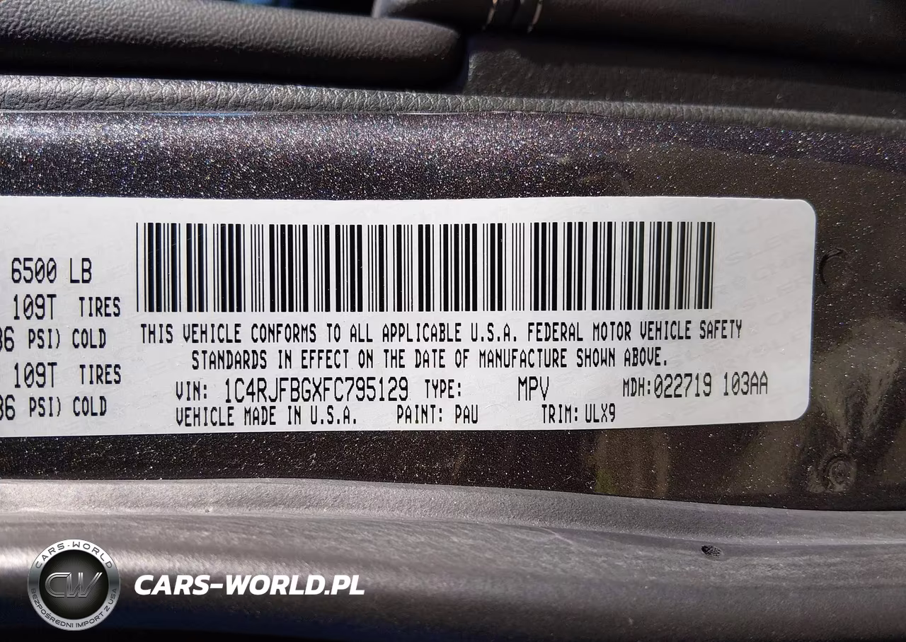 2015 Jeep Grand Cherokee Limited VIN:1C4RJFBGXFC795129 - 9