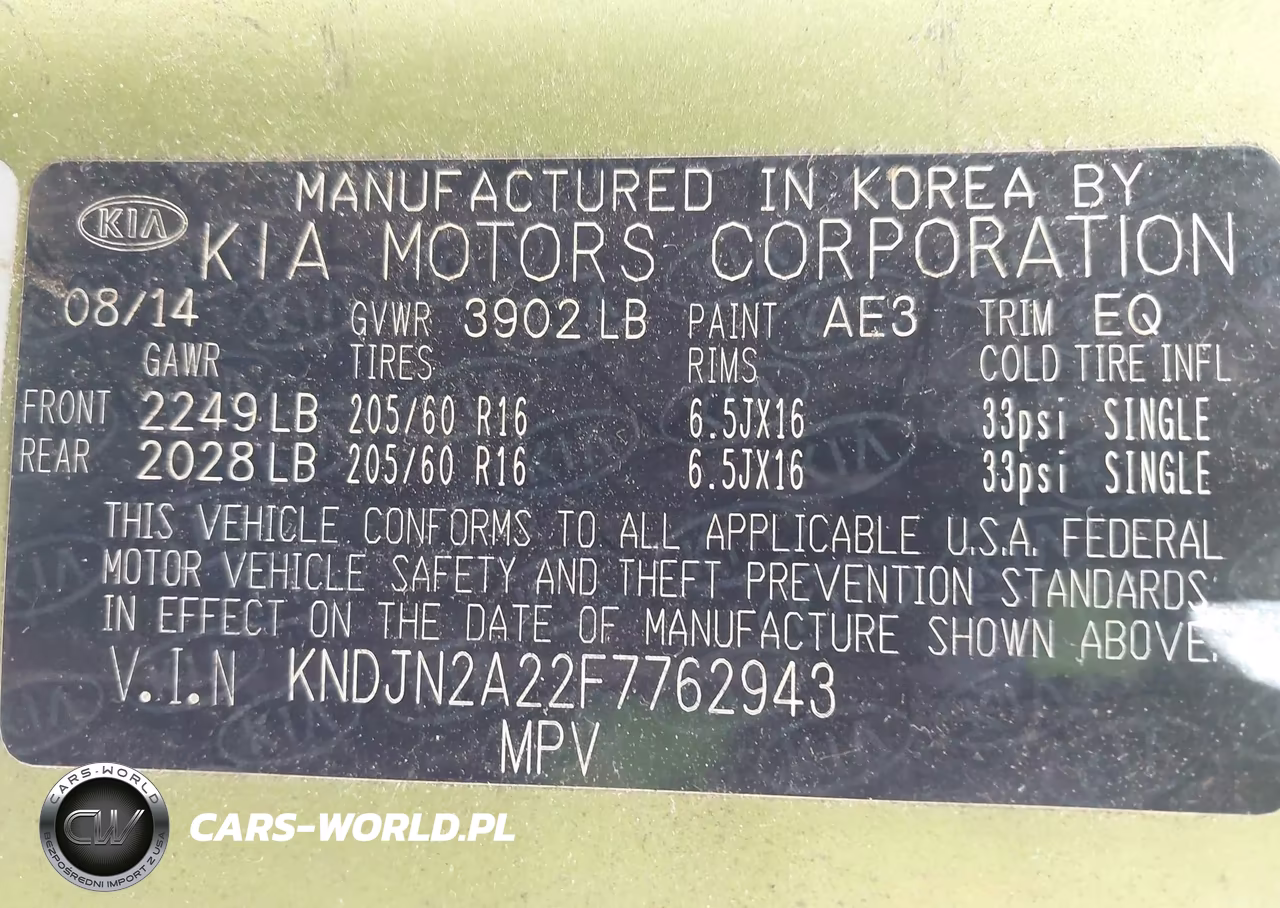 2015 Kia Soul VIN:KNDJN2A22F7762943 - 9