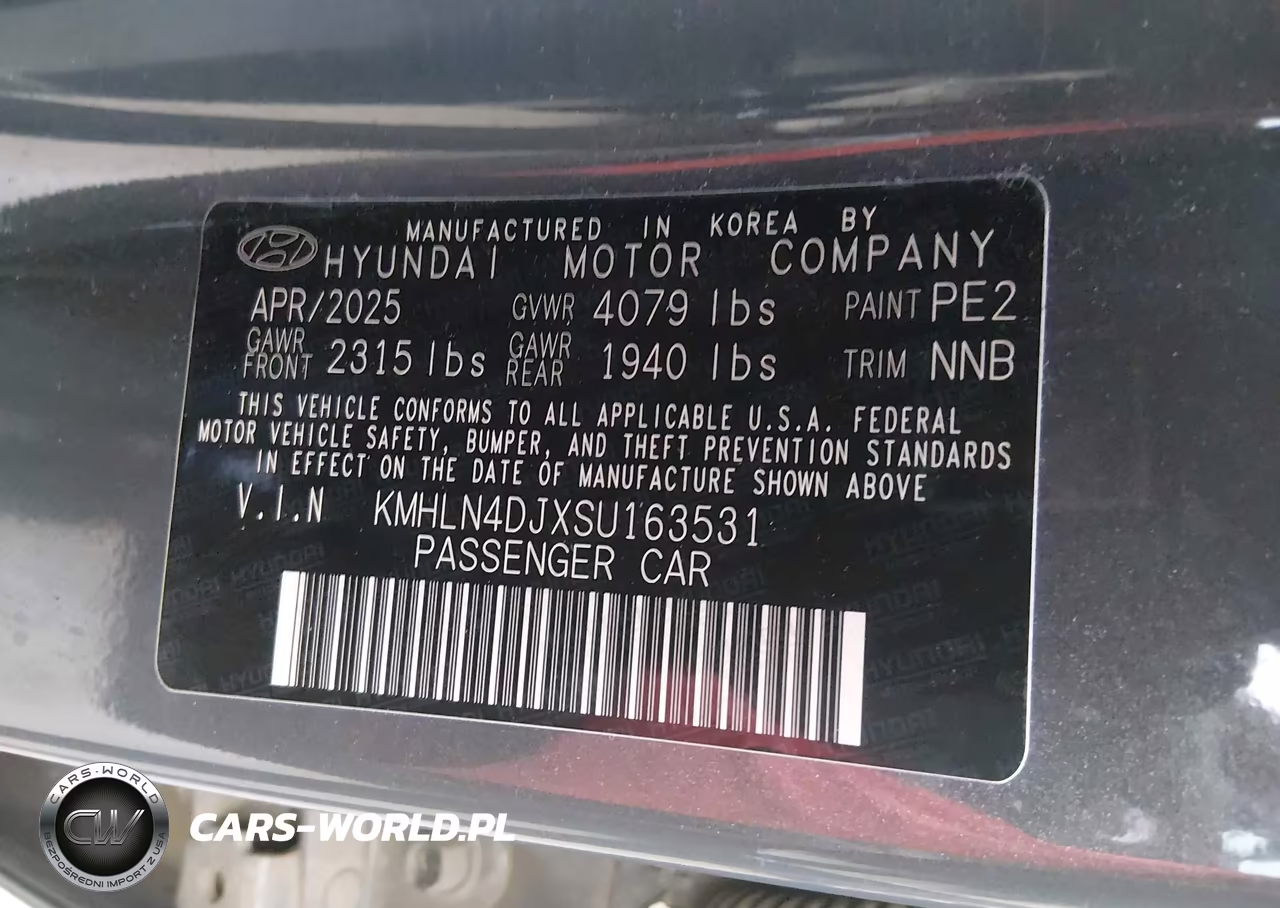 2025 Hyundai Elantra Hybrid Limited VIN:KMHLN4DJXSU163531 - 9