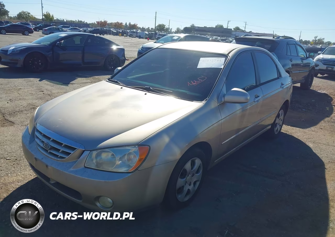 2004 Kia Spectra Ex-Lx VIN:KNAFE121745043909 - 2