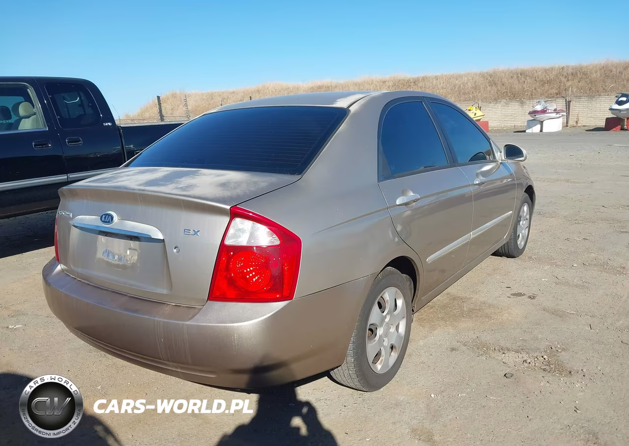 2004 Kia Spectra Ex-Lx VIN:KNAFE121745043909 - 4