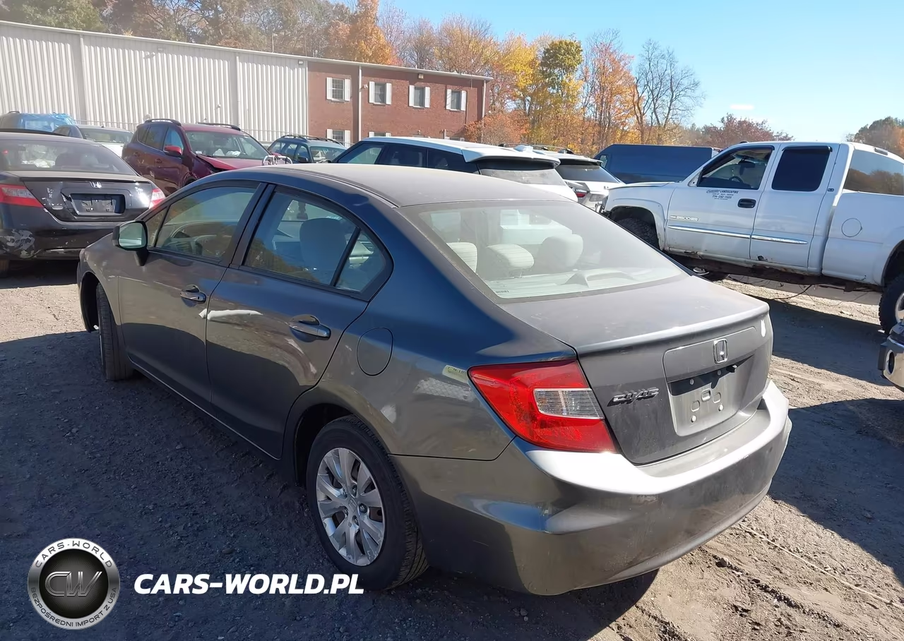 2012 Honda Civic Lx VIN:2HGFB2F50CH330886 - 3