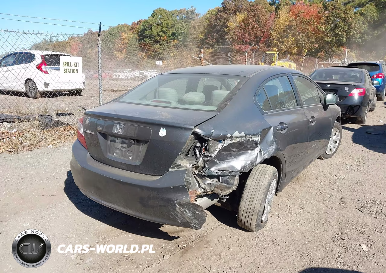 2012 Honda Civic Lx VIN:2HGFB2F50CH330886 - 4