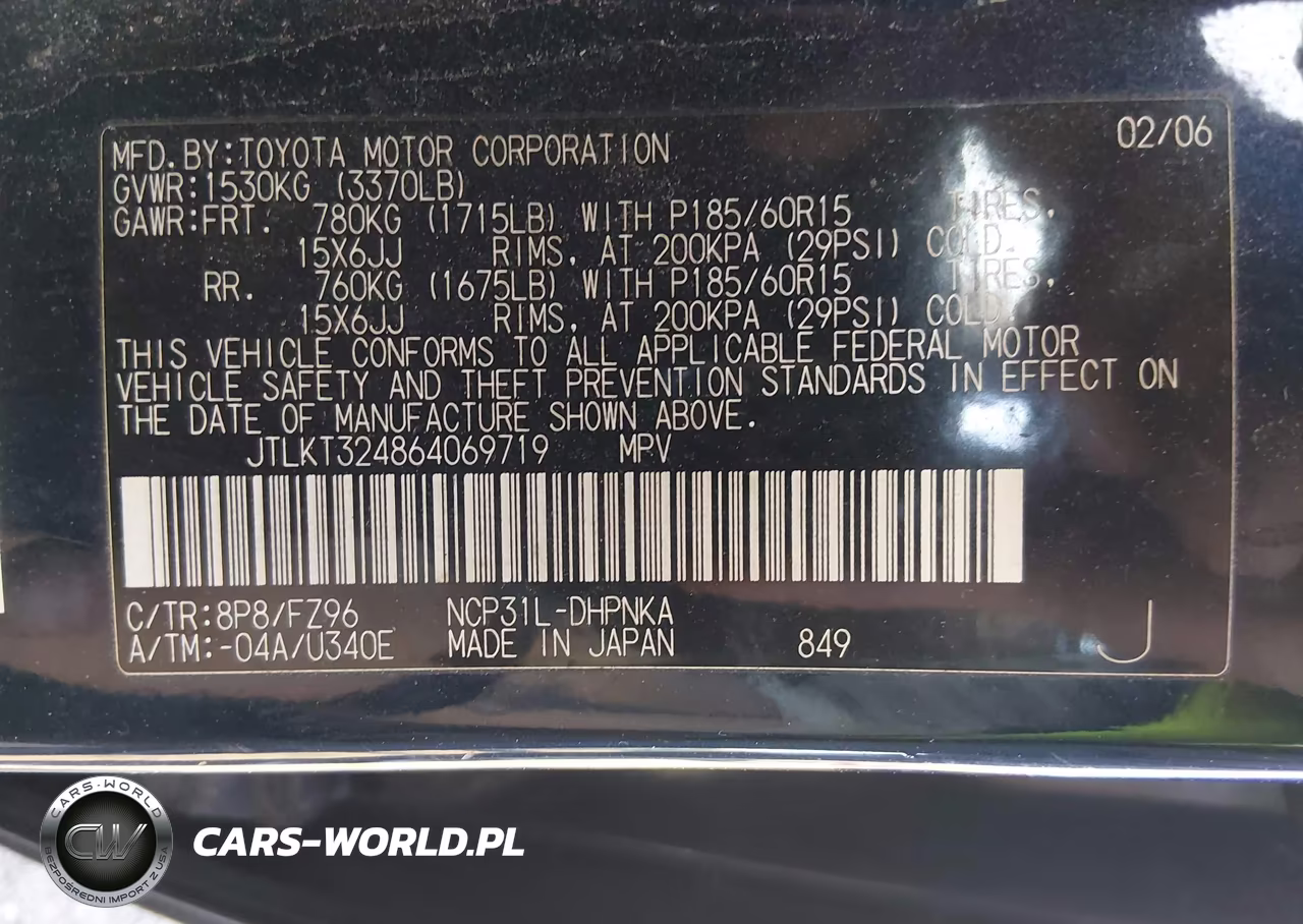 2006 Scion Xb VIN:JTLKT324864069719 - 9