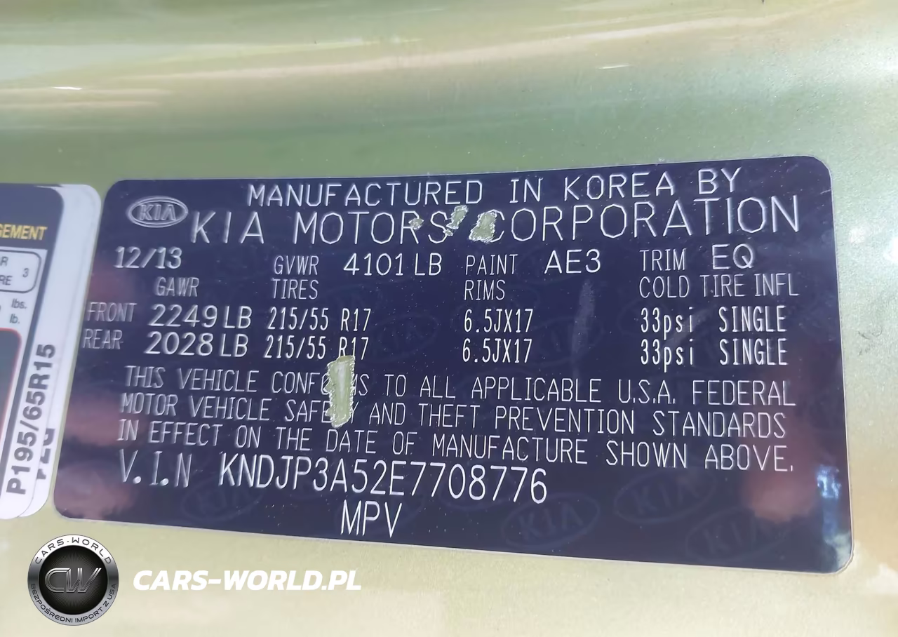 2014 Kia Soul + VIN:KNDJP3A52E7708776 - 9