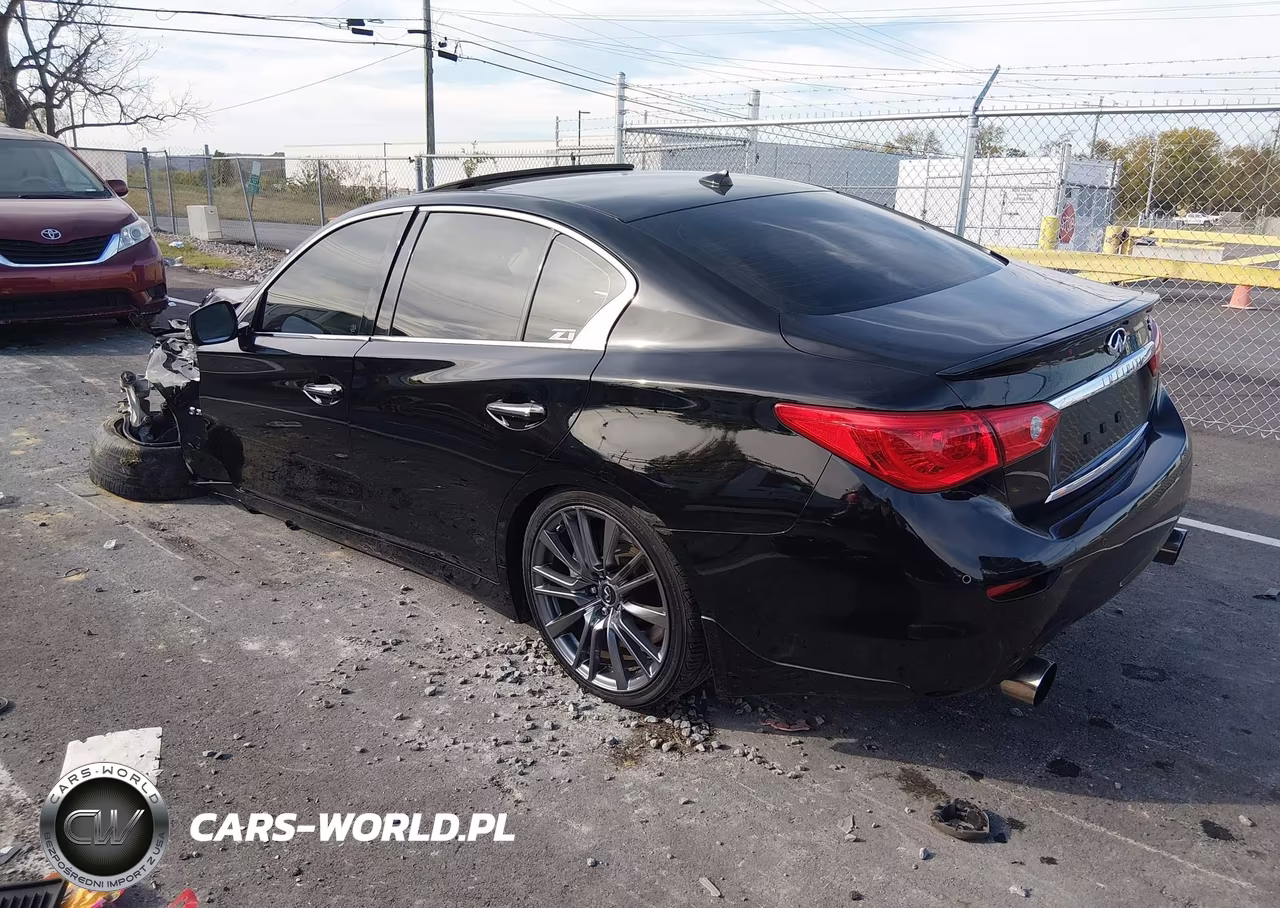 2016 Infiniti Q50 3.0T Red Sport 400 VIN:JN1FV7AP7GM420098 - 3