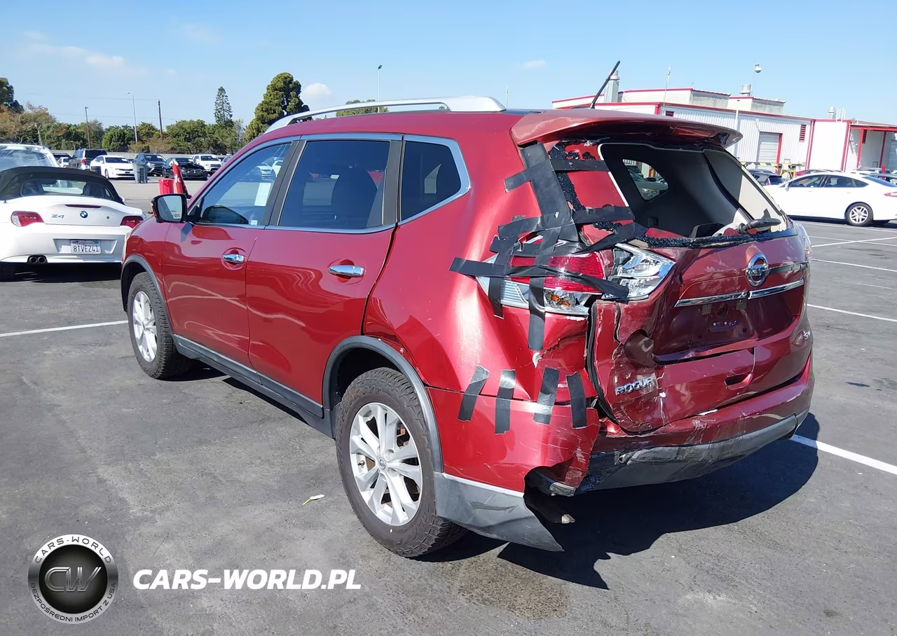 2016 Nissan Rogue Sv VIN:KNMAT2MT1GP651733 - 3