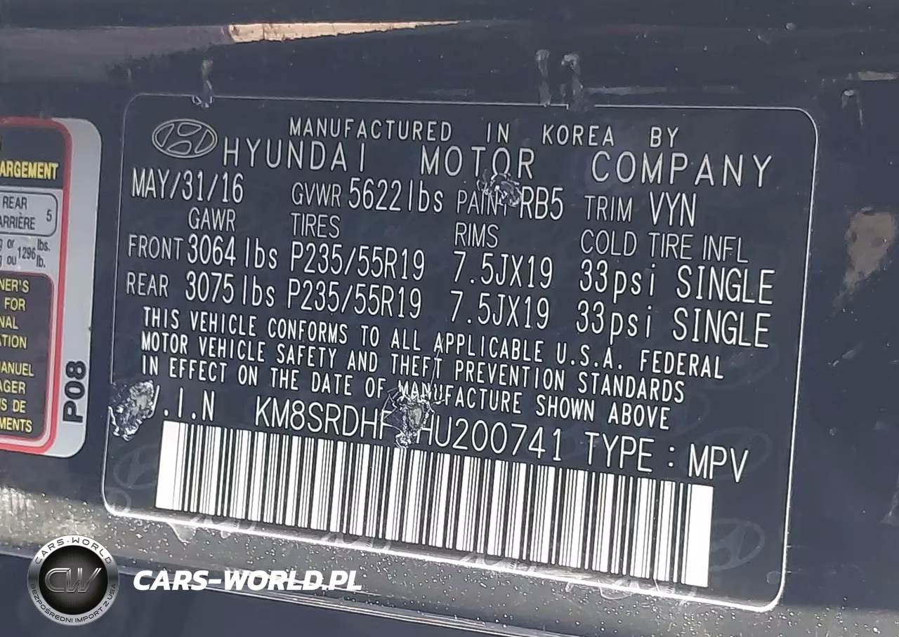 2017 Hyundai Santa Fe Se Ultimate VIN:KM8SRDHF1HU200741 - 9